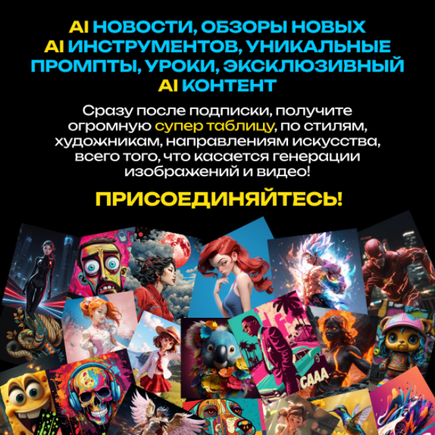 Neyrograph - Подписка на контент Искусственный интеллект для творчества и заработка. Январь